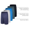 image:image5 Pack Boys Athletic Shorts Basketball Soccer Quick Dry Pockets Kids TeensSet 8
