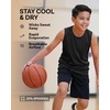 image:image5 Pack Boys Dry Fit Tank Tops Muscle Athletic Sleeveless Running SportsSet 11