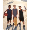 image:image5 Pack Boys Dry Fit Tank Tops Muscle Athletic Sleeveless Running SportsSet 6