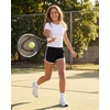 image:image5 Pack Girls Dolphin Shorts Athletic Dry Fit Kids Teens Soccer BasketballSet 1