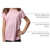 image:image5 Pack Girls Dry Fit Short Sleeve T Shirts Athletic Crew Neck Tween TeensSet 10