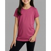 image:image5 Pack Girls Dry Fit Short Sleeve T Shirts Athletic Crew Neck Tween TeensSet 11