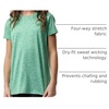 image:image5 Pack Girls Dry Fit Short Sleeve T Shirts Athletic Crew Neck Tween TeensSet 3