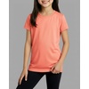image:image5 Pack Girls Dry Fit Short Sleeve T Shirts Athletic Crew Neck Tween TeensSet 4