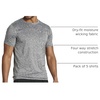image:image5 Pack Mens Dry Fit Workout T Shirts Crew Neck Athletic Gym Running TeesSet 1