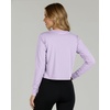 image:image5 Pack Womens Dry Fit Long Sleeve Crop Tops Workout Athletic Crew Neck TeeSet 11