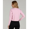 image:image5 Pack Womens Dry Fit Long Sleeve Crop Tops Workout Athletic Crew Neck TeeSet 14
