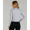 image:image5 Pack Womens Dry Fit Long Sleeve Crop Tops Workout Athletic Crew Neck TeeSet 2