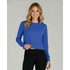 image:image5 Pack Womens Dry Fit Long Sleeve Crop Tops Workout Athletic Crew Neck TeeSet 3