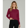 image:image5 Pack Womens Dry Fit Long Sleeve Crop Tops Workout Athletic Crew Neck TeeSet 6