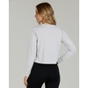 image:image5 Pack Womens Dry Fit Long Sleeve Crop Tops Workout Athletic Crew Neck TeeSet 7
