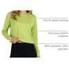 image:image5 Pack Womens Dry Fit Long Sleeve Crop Tops Workout Athletic Crew Neck TeeSet 8