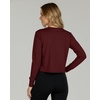 image:image5 Pack Womens Dry Fit Long Sleeve Crop Tops Workout Athletic Crew Neck TeeSet 9