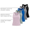 image:image5 Pack Womens Dry Fit Tank Tops Sleeveless Athletic Workout Gym YogaSet 2