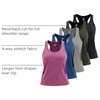 image:image5 Pack Womens Dry Fit Tank Tops Sleeveless Athletic Workout Gym YogaSet 3