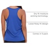 image:image5 Pack Womens Dry Fit Tank Tops Sleeveless Athletic Workout Gym YogaSet 8