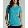 image:image5 Pack Womens Dry Fit Workout Shirts Mesh Insert Athletic Gym Yoga TopsSet 4