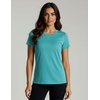 image:image5 Pack Womens Dry Fit Workout Shirts Mesh Insert Athletic Gym Yoga TopsSet 4