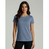 image:image5 Pack Womens Dry Fit Workout Shirts Mesh Insert Athletic Gym Yoga TopsSet 5