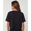 image:image5 Pack Womens V Neck Crop Tops Short Sleeve Athletic Workout Gym T ShirtsSet 1