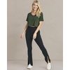 image:image5 Pack Womens V Neck Crop Tops Short Sleeve Athletic Workout Gym T ShirtsSet 1