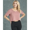 image:image5 Pack Womens V Neck Crop Tops Short Sleeve Athletic Workout Gym T ShirtsSet 6