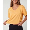 image:image5 Pack Womens V Neck Crop Tops Short Sleeve Athletic Workout Gym T ShirtsSet 8