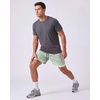 image:imageReal Essentials 3 Pack Mens 2 in 1 Mesh 7 Running Workout Gym Shorts with Compression Liner Available in Big amp TallSet 1