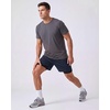 image:imageReal Essentials 3 Pack Mens 2 in 1 Mesh 7 Running Workout Gym Shorts with Compression Liner Available in Big amp TallSet 12