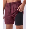 image:imageReal Essentials 3 Pack Mens 2 in 1 Mesh 7 Running Workout Gym Shorts with Compression Liner Available in Big amp TallSet 13