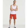 image:imageReal Essentials 3 Pack Mens 2 in 1 Mesh 7 Running Workout Gym Shorts with Compression Liner Available in Big amp TallSet 4