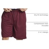 image:imageReal Essentials 3 Pack Mens 2 in 1 Mesh 7 Running Workout Gym Shorts with Compression Liner Available in Big amp TallSet 6