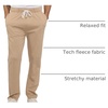 image:imageReal Essentials 3 Pack Mens Tech Fleece Athletic Casual Open Bottom Sweatpants with Pockets Available in Big amp TallSet 10