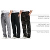 image:imageReal Essentials 3 Pack Mens Tech Fleece Athletic Casual Open Bottom Sweatpants with Pockets Available in Big amp TallSet 5