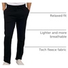 image:imageReal Essentials 3 Pack Mens Tech Fleece Athletic Casual Open Bottom Sweatpants with Pockets Available in Big amp TallSet 6