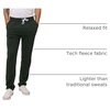 image:imageReal Essentials 3 Pack Mens Tech Fleece Athletic Casual Open Bottom Sweatpants with Pockets Available in Big amp TallSet 7