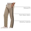 image:imageReal Essentials 3 Pack Mens Tech Fleece Athletic Casual Open Bottom Sweatpants with Pockets Available in Big amp TallSet 9