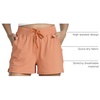 image:imageReal Essentials 3 Pack Womens Athletic Running Shorts  Hiking Gym Yoga Workout Casual Lounge with Pockets Plus AvailableSet 1