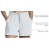 image:imageReal Essentials 3 Pack Womens Athletic Running Shorts  Hiking Gym Yoga Workout Casual Lounge with Pockets Plus AvailableSet 3