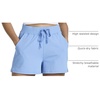 image:imageReal Essentials 3 Pack Womens Athletic Running Shorts  Hiking Gym Yoga Workout Casual Lounge with Pockets Plus AvailableSet 5