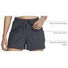 image:imageReal Essentials 3 Pack Womens Athletic Running Shorts  Hiking Gym Yoga Workout Casual Lounge with Pockets Plus AvailableSet 6