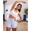 image:imageReal Essentials 3 Pack Womens Athletic Running Shorts  Hiking Gym Yoga Workout Casual Lounge with Pockets Plus AvailableSet 7