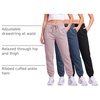 image:imageReal Essentials 3 Pack Womens Fleece Jogger Sweatpants Available in Plus SizeSet 4