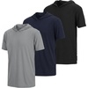 image:image3 Pack Boys Dry Fit Short Sleeve Hoodie Athletic Hooded Sweatshirt YouthSet 10