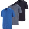 image:image3 Pack Boys Dry Fit Short Sleeve Hoodie Athletic Hooded Sweatshirt YouthSet 3