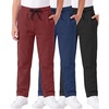 image:image3 Pack Boys Fleece Sweatpants Open Bottom Athletic Pockets Kids TeenSet 12
