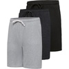 image:image3 Pack Mens 9 Fleece Lounge Shorts Casual Sleep Gym Athletic with PocketsSet 9