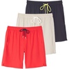 image:image3 Pack Mens Swim Trunks Board Shorts Bathing Suit Compression Liner BeachSet 5