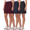 image:image3 Pack Womens 20 Skorts Skirts Knee Length Golf Tennis Athletic PocketsSet 10