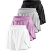 image:image4 Pack Girls Dry Fit Flowy Butterfly Shorts Skorts Skirt Athletic TeensSet 9